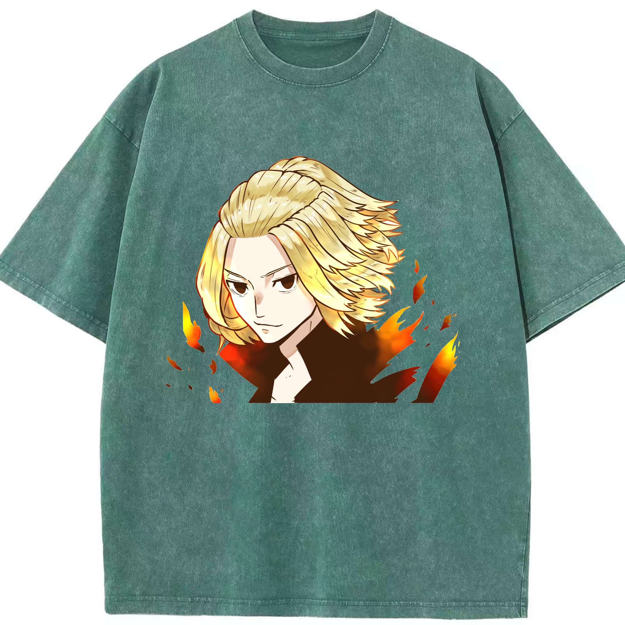 （画像用） 東京リベンジャーズ Tokyo Revengers 綿100% ヴィンテージ風 半袖Tシャツ（フロントプリント）
